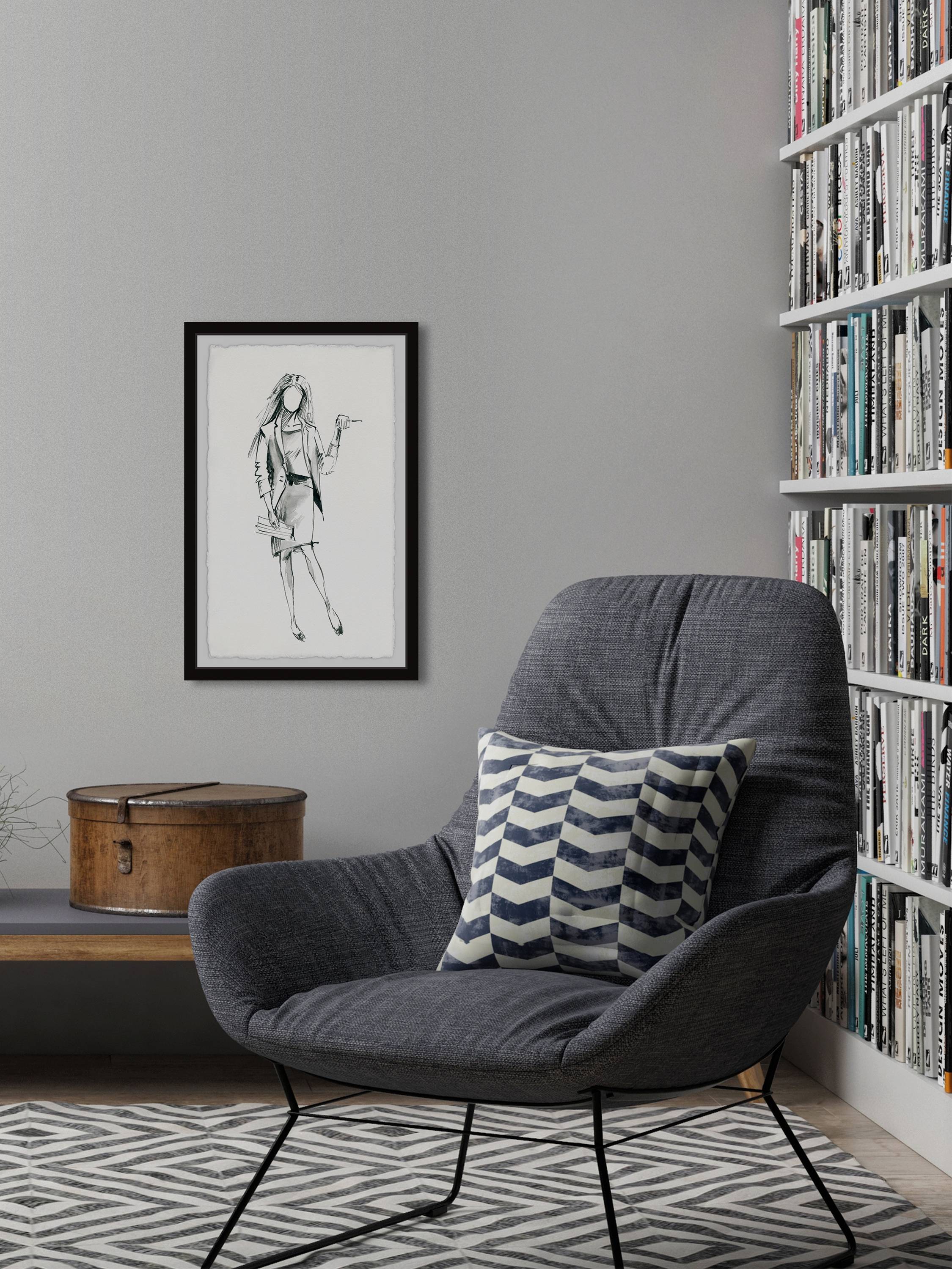 Marmont Hill Office Attire Framed Wall Art, 20.00" x 1.50"