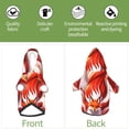 thumbnail image 6 of Haiem Red Sun Flame Fox for Winter Dog Hoodie Sweatshirts with Pockets Warm Dog Clothes for Small Dogs Chihuahua-Small, 6 of 7