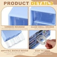 thumbnail image 3 of Mini Storage Drawers, Plastic Desktop Teacher Desk with 9 Drawers, Blue, 3 of 7