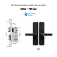 thumbnail image 2 of Door Lock, Ttlock Electronic Smart Door Lock With Biometric Work With Home For Home Or Hotel ,Easy to Install, 2 of 6