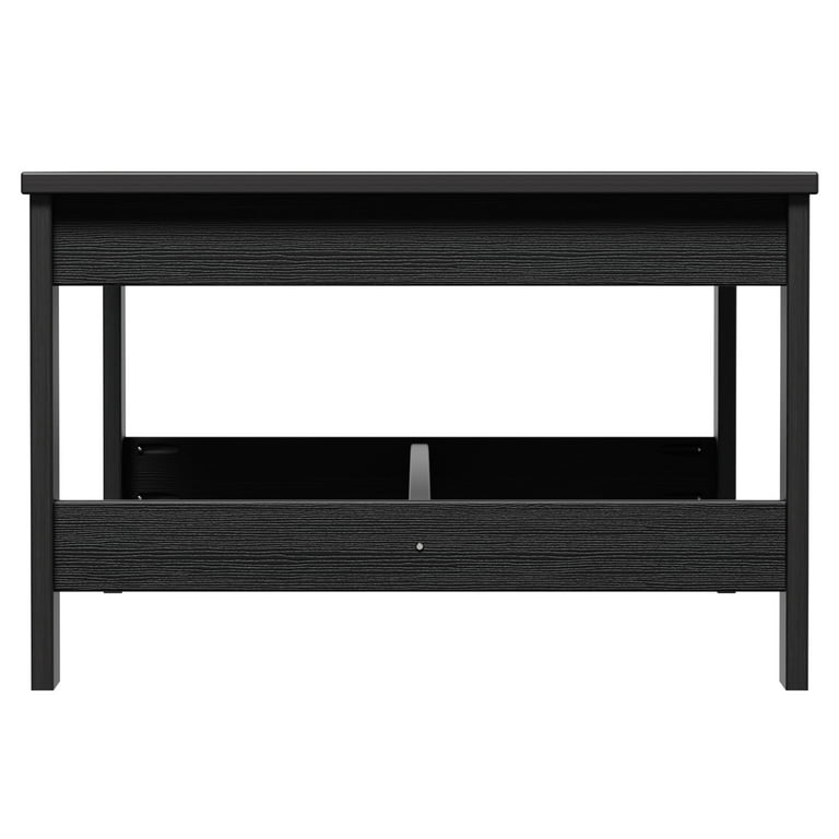 Better Homes & Gardens Ezra Outdoor HDPE Coffee Table, Black