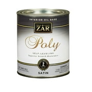 ZAR 32912 Polyurethane Paint, Clear, 1 qt Can