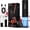 Black, variant on Electric Wine Opener Set - Automatic Electronic Bottle Openers with Greeting Card, Vacuum Stoppers, Wine Aerator, and Foil Cutter, Ideal Present for Wine Lovers, Party, and Home Entertaining