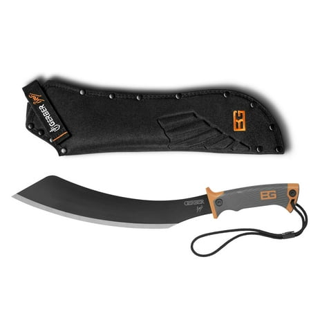 Bear Grylls Parang Machete [31-002289], Angled blade, ideal for clearing brush or limbs By (Best Machete For Trail Clearing)