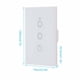 thumbnail image 4 of 1 2 3 Gang Smart Panel de Interruptor Táctil Interruptor de Panel Inalámbrico Táctil WIFI Inteligente 95 240V Control de Aplicación Remota Estándar de EE UU UU, 4 of 8
