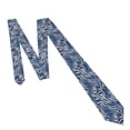 thumbnail image 4 of Men'S Tie 4.7×3.1in Is Not Easy To Deform And Fade Anti-Drift Button Design Is Easy To Take Care Of For Work Travel Daily Business Animal Print Style Mediumslateblue_3, 4 of 8