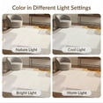 thumbnail image 7 of ODIKA Neutral Abstract That Brushstroke Tones Border Dining Table Couch Pet Friendly & Kids Safe Play for Playroom, Bedroom, Reading Nook, 7 of 7