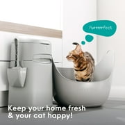 Litter Genie Easy Roll Cat Litter Disposal Pail, Odor Control, Includes Refill Bags & Scoop