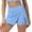 Skirt 116# Sky Blue, variant on oqasdz Women's New Summer Solid Color Tennis Short Skirt Ice Sense Movement Slit Culottes Running Fitness Sports Tennis Skirt