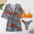 thumbnail image 3 of Birdeem Fashionista Lady Sexy Containing Chest Pad Print Bikini Set Two Piece Swimsuit, 3 of 11