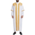 thumbnail image 1 of Hombres Cortos Pantalones Cortos Sólidos Patchwork Bordado Manga Corta Cardigan Vestido para la Fiesta, Casual, Vestido Diario Hombres Vestido Corto, 1 of 7