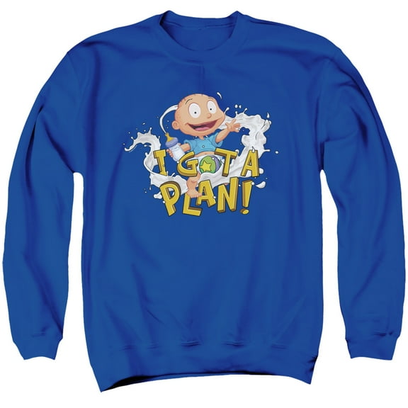 Rugrats Tommy Pickles Has A Plan Unisex Adult Crewneck Sweatshirt