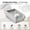 Gray/L10 A, variant on Stainless Steel Litter Box, Semi Enclosed High Side Cat Litter Box, Top Entry Litter Boxs for Senior Cats, Leak-Proof, Non-Sticky, Ideal for Indoor Cats Kitten, Black/L