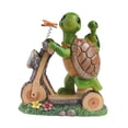 thumbnail image 3 of luz del césped,Estatuillas Estatua Esculturas Adornos ín,Turtle Riding Garden ,Patio de césped con escultura de animales a prueba de agua,Decoración Paisaje DYNWAVEMX luz del césped, 3 of 8