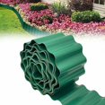 thumbnail image 1 of Flexible Lawn Edging 9m x 20cm, Wavy Plastic Grass Border, Root Barrier, Green - Compatible with Most Brands, 1 of 5