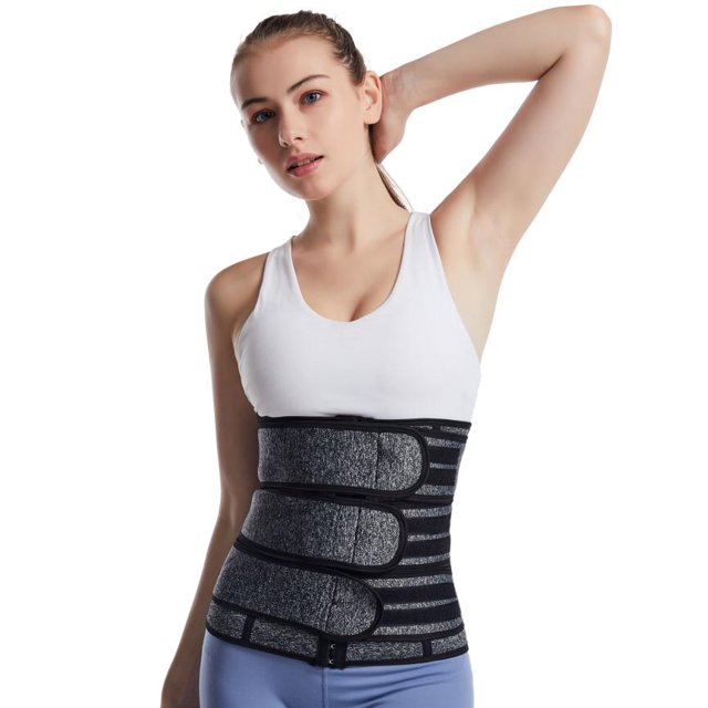 Women Waist Trainer Belt, Solid Color Postpartum Shaper Band, Fat