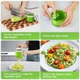 thumbnail image 5 of ONCE FOR ALL Vegetable Spiralizer Zucchini Noodle Maker Spiral Cutter, 5 of 8