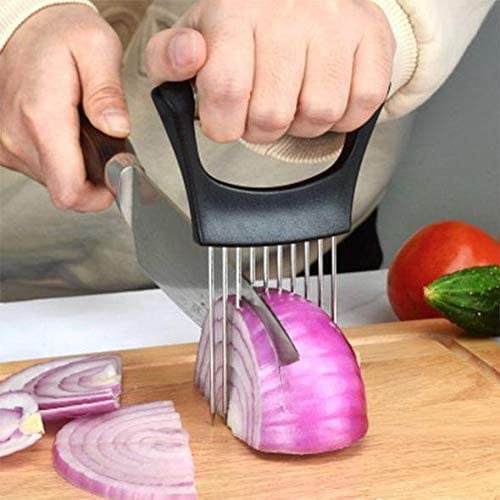Qianli Rare Pearl Tomato Cutter Meat Cutter, Food Cutter Assistant Onion Grid Machine, Kitchen Gadgets Kitchen Utensil Holder - Stainless Steel Vegetable Grid Cutting Onion Peeler Kitchen Gadg