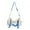 Bracelet Bleu Blanc, variante sur Tachiuwa Sac à Bandoulière pour Homme Sac Bandoulière Décontracté Sac Fourre-Tout à Fermeture Éclair pour Voyage Travail Été Blanc Bleu Sangle