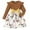 Brown, variant on Staki Dress for Girls Toddler Kids Baby Girl Dress Long Sleeve Casual Dresses Girls Fall Winter Outfit Clothes(Brown,12-18 Months)