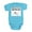 Turquoise, variant on CafePress - No Place Like - Cute Infant Bodysuit Baby Romper - Size Newborn - 24 Months
