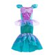 thumbnail image 3 of Disney vestidos de princesa para niñas, disfraz de la Sirenita Ariel, Carnaval, fiesta de cumpleaños, ropa de fantasía para niños, 3 of 5