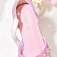 thumbnail image 5 of Akiihool Girls Fashion Sandals with Heel​​ Girls Soft Shoes Summer Sandals(Toddler/Little Kid) (Pink,1), 5 of 9