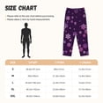 thumbnail image 3 of Rateoe Purple Snow Flakes Pattern Women’s Ultra-Soft Comfy Pajama Lounge Pants Sleepwear,Comfortable Lounge Wear,lightweight Pajamas, Casual Home Wear-X-Large, 3 of 6