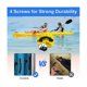 thumbnail image 4 of Paquete de 4 manijas para kayak shaofei manija de transporte montaje lateral negro, 4 of 5