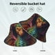 thumbnail image 2 of Balery Whimsical Dragon Color Cool Sombreros para el sol para hombre y mujer, sombrero de pescador con UPF 50+, 2 of 6
