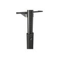 thumbnail image 3 of StarTech.com Mobile Workstation Cart with Monitor Mount, CPU/PC Holder, Keyboard Tray, Ergonomic Height Adjustable Desktop Computer Cart, Rolling Mobile Standing Workstation on Wheels - Portable Stand-Up Cart - Cart - for LCD display / PC equipment - steel - black, 3 of 12