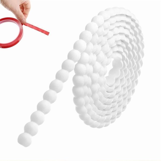 Moldura Flexible Autoadhesiva, Rollo de Moldura de Pared Autoadhesiva Flexible para DIY 1,5 mm X 5 M