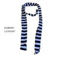 thumbnail image 6 of YUUZONE Punk Harajuku Style Stripe Thin Scarf Y2k Fashion Girl Aesthetics Charm Scarf, 6 of 19