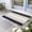 Navy blue Khaki, variant on Navy Blue Grey Stripe Door Mat Indoor Outdoor, Modern Art Horizontal Striped Non Slip Welcome Mat with Rubber Backing, Absorbent Fabric Front Door Mats Entryway Rug for Home Patio Entrance 24"x36"