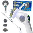 thumbnail image 1 of Bell + Howell Scrubtastic Pro 4 Piece Rechargeable Power Scrubber Set with 3 Speeds and Extendable Handle, 1 of 9