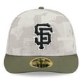 thumbnail image 2 of Men's New Era Light Beige/Olive San Francisco Giants 2025 Armed Forces Day Low Profile 59FIFTY Fitted Hat, 2 of 5