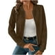 thumbnail image 3 of Tops de otoño para mujer,Chaqueta de punto para mujer, mezcla de lino suave, blusa de manga larga con cuello en V, top informal holgado, sopatenor, 3 of 9