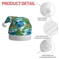thumbnail image 4 of Balery Hawaii Palms Pattern Santa Hat Christmas Hat Funny Christmas Hat Christmas Knitted Beanie Hat For Men Women Adult, 4 of 6