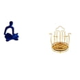 thumbnail image 1 of Estatua De Pensador Abstracto, Organizador De Tazas Giratorio, Escultura, Adorno De Escritorio Versátil, Escurridor De Metal, Colección De Arte Para Oficina, Bar, Boda, Gabinete, Sala De Estar, 1 of 8