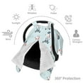 thumbnail image 3 of Car Seat Cover Baby - Cartoon Cute Poodle Dog Funny Breathable Infant Car Seat Cover for Baby Carseat, Lightweight Comfort Baby Essentials Must Haves Newborn Stuff for Girl Boy, 3 of 7