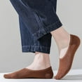 thumbnail image 2 of Mens No Show Socks with Non Slip Grips Low Cut Ankle Socks Mens Short Casual Cotton Socks 6 Pairs, 2 of 5