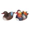 thumbnail image 2 of 2 Pcs Statue de Canard Mandarin Flottant, Sculpture Décorative en Résine pour Jardin Extérieur Étang, 2 of 7