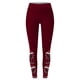 thumbnail image 3 of MKLEKYY Pantalones deportivos para mujer, mallas con estampado navideño brillante y cálido de cristal para mujer, mallas para ejercicio físico, pantalones de yoga, 3 of 3