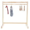 thumbnail image 4 of Dolls Accessory Wooden Garment Rack Clothes Organizer for 1/6 Doll Supplies, 4 of 8