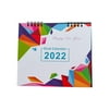 Mnycxen New Year'S Calendar January 2022 2022 December Monthly Desk Calendar Thick Paper And Blank Block Vertical Flip Desk Calendar