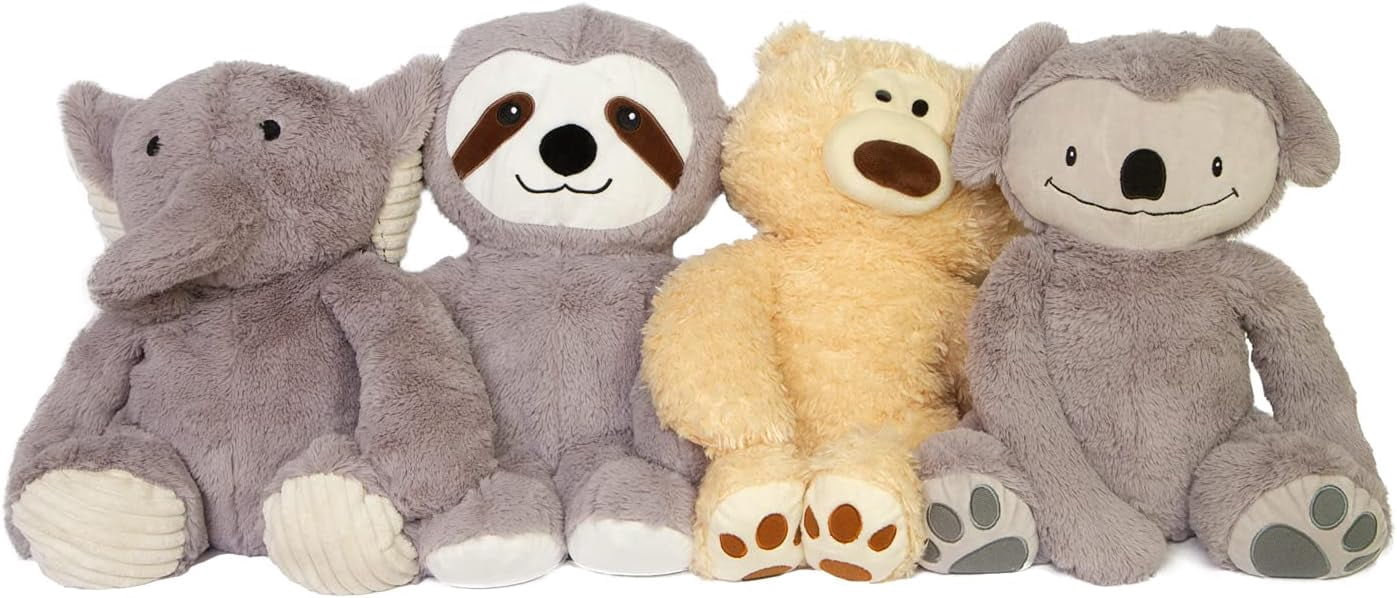 Schooled Weighted Plush Animal for Children, Calming Sensory Lap Stuffed Animal, Elephant