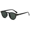thumbnail image 4 of Gafas retro literarias, gafas de sol redondas de moda con forma de arroz y diseño de uñas, gafas de sol con sombrilla, 4 of 6
