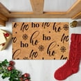thumbnail image 2 of Festive Holiday Welcome Mat with Snowman and Snowflake Design for Christmas Photo Props and Home, 2 of 5