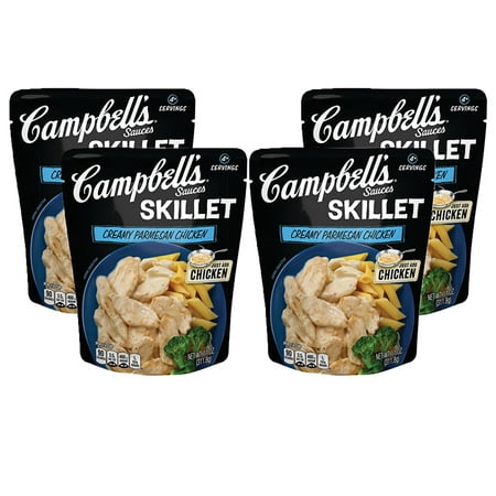 (4 Pack) Campbell's Skillet Sauces Creamy Parmesan Chicken, 11