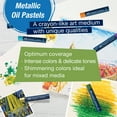 thumbnail image 6 of Faber-Castell 12 Count Metallic Oil Pastels- Adult Art Set for Artists of All Ability Levels, 6 of 9